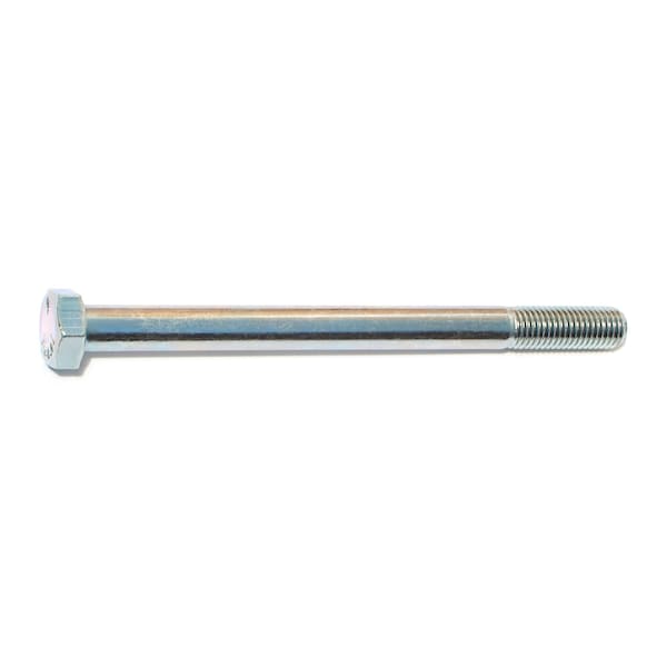 Midwest Fastener Grade 5, 5/16"-24 Hex Head Cap Screw, Zinc Plated Steel, 4 in L, 10 PK 60388 - main